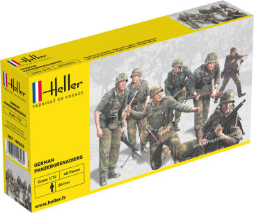 HELLER 49606 Figurki - Grenadierzy pancerni niemieccy - 1:72