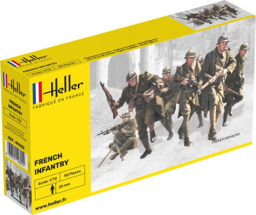 HELLER 49602 Figurki - Piechota francuska - 1:72