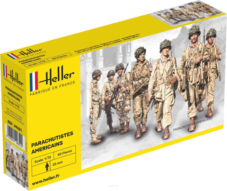 HELLER 49651 Figurki - Spadochroniarze amerykańscy - 1:72