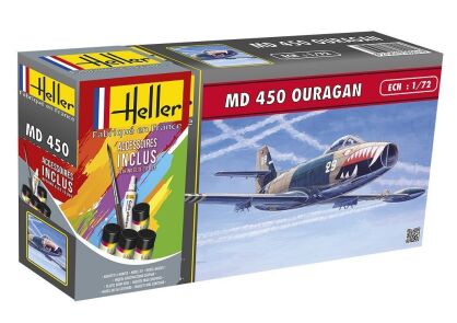 HELLER 56201 Starter Set - MD450 Ouragan - 1:72