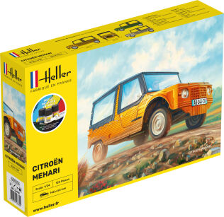 HELLER 56760 Starter Set - Citroen Mehari - 1:24