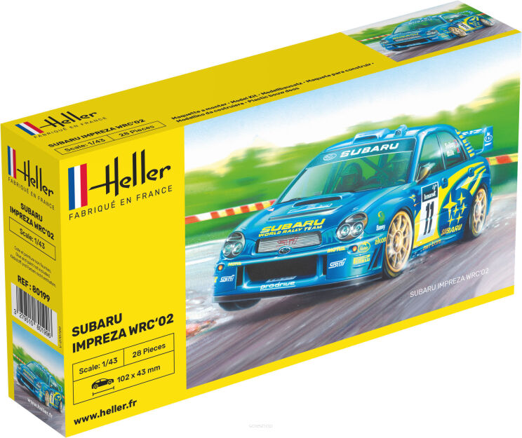 HELLER 80199 Subaru Impreza WRC 2002 - 1:43
