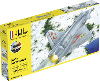 HELLER 56309 Starter Set - JA 37Jaktviggen - 1:72