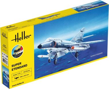 HELLER 56360 Starter Set - Dassault Super Étendard - 1:72