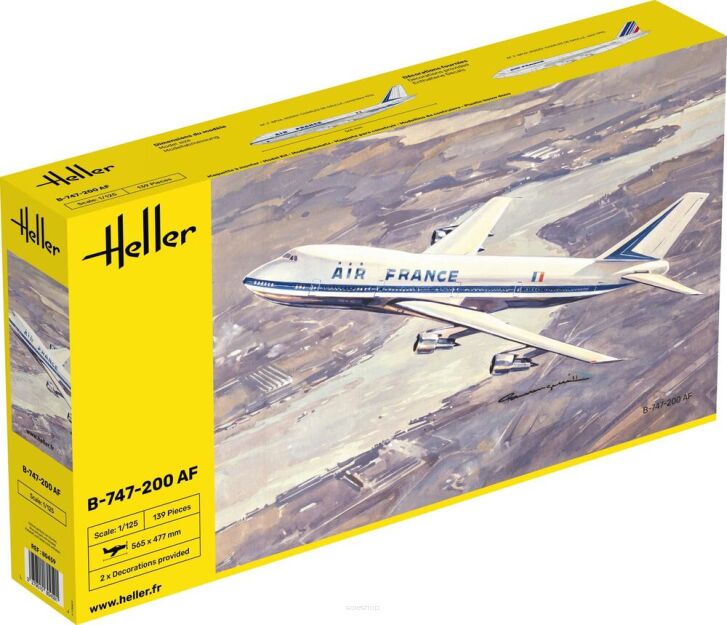HELLER 80459 Boeing 747 Air France - 1:125