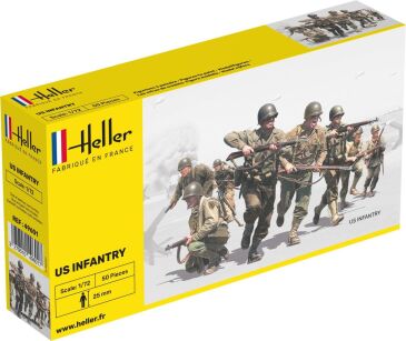 HELLER 49601 Figurki - Piechota USA - 1:72