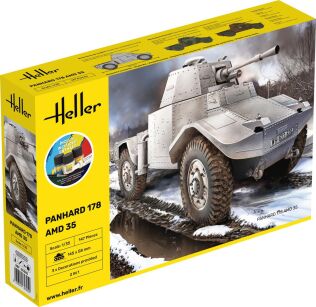 HELLER 35325 Starter Set - Panhard 178 AMD 35 - 1:35