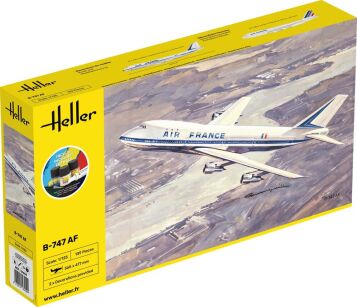 HELLER 56459 Starter Set-  Boeing 747 Air France - 1:125