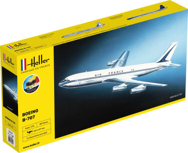 HELLER 56452 Starter Set - Boeing 707 Air France - 1:72