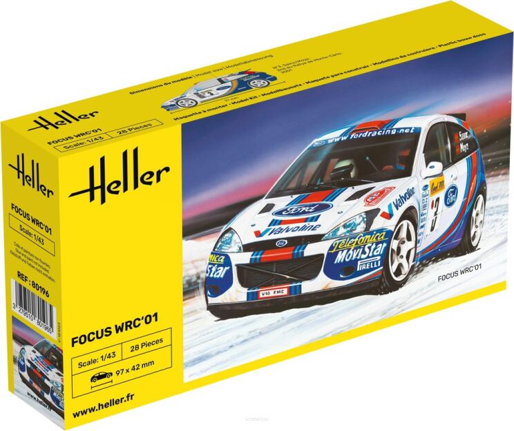 HELLER 80196 Ford Focus WRC 2001 - 1:43