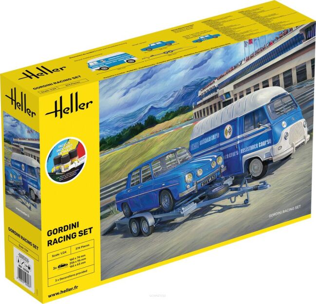 HELLER 52328 Starter Set - Gordini Racing Set - 1:24