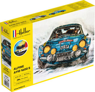 HELLER 56745 Starter Set - Alpine A 110 - 1:24