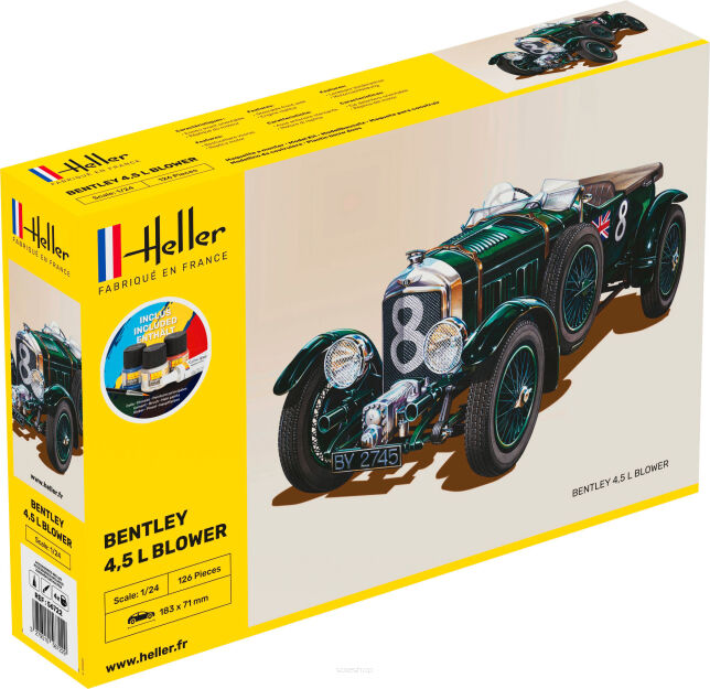 HELLER 56722 Starter Set - Bentley 4,5 L Blower - 1:24