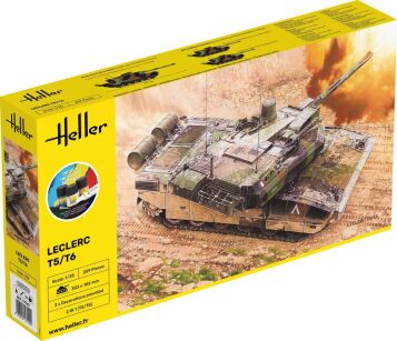 HELLER 57142 Starter Set - Czołg Leclerc T5/T6 - 1:35