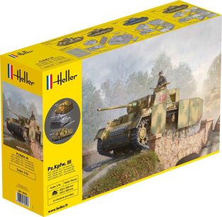 HELLER 30321 Pz.Kpfw.III Ausf. J, L, M - 1:16