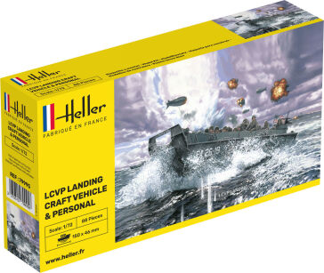 HELLER 79995 LCVP Landing Craft Vehicle - 1:72