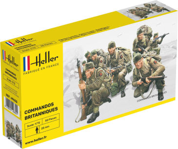 HELLER 49632 Figurki - Komandosi brytyjscy - 1:72