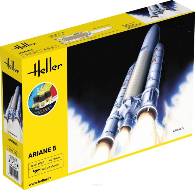 HELLER 56441 Starter Set - Ariane 5 - 1:125