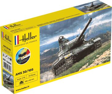 HELLER 56899 Starter Set - AMX 30/105 - 1:72