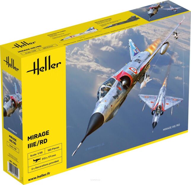 HELLER 30422 Mirage IIIE-O-R-RD-EE-EA - 1:48