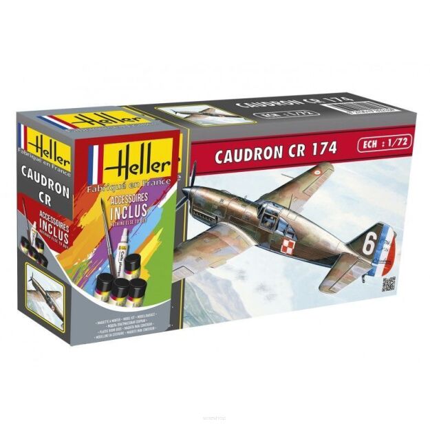 HELLER 56218 Starter Set - Caudron CR 714 - 1:72