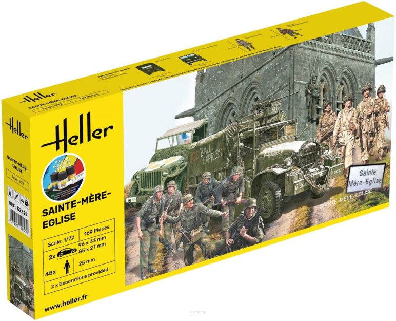 HELLER 52327 Starter Set - Sainte-Mere-Eglise - 1:72