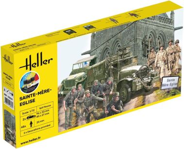 HELLER 52327 Starter Set - Sainte-Mere-Eglise - 1:72